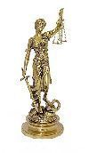 Статуэтка Богиня Правосудия, бронза 40х17см