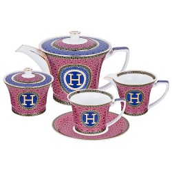 Чайный сервиз HERMES на 6 персон 15 предметов