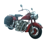 Коллекционная модель мотоцикла Harley Davidson красный