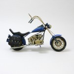 Коллекционная модель мотоцикла "Harley Davidson" , синий