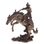 Фигурка декоративная "Индеец на коне", H30 см