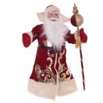 Фигура интерьерная Дед Мороз в красном длинном кафтане
