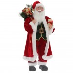 Фигура Дед Мороз в красном длинном кафтане 95 см