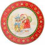 Тарелка десертная СОВУШКИ серия CHRISTMAS COLLECTION 21 см