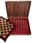 Шахматы подарочные АНТИЧНЫЕ ВОЙНЫ латунь, бронза 44*44 см