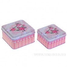     ,   2-  L10,5 W10,5 H5,5, L9 W9 H4,5 cm
